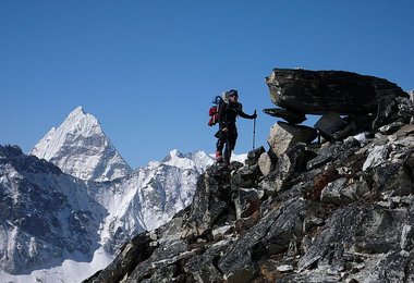 Im Aufstieg zum Nordgrat