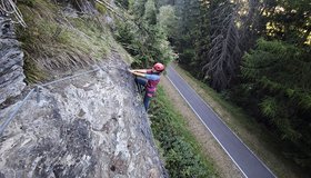 Rechter oberer Teil - Giggelberg Moncucco Klettersteig - Brenner 