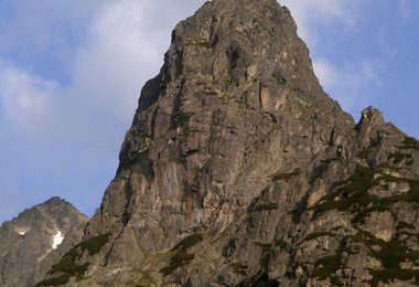 Der Jastrabia veza in der Hohen Tatra 