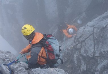 In der Schlüsselseillänge