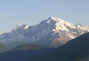 Der Ortlergipfel, links die Königsspitze