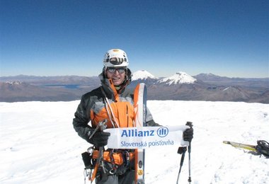 Martin am Gipfel des Sajama