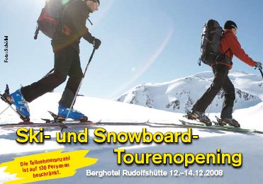 Das Skitourenopening im Herzen Österreichs