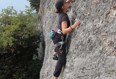 Unterwegs in Arco mit dem Salewa NXT Klettergurt