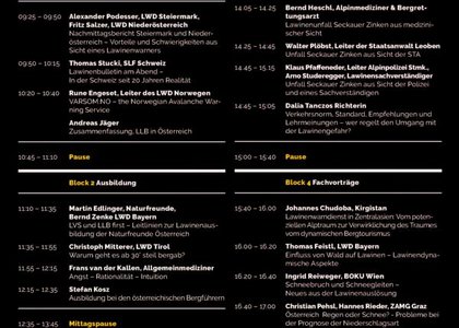 2. Internationales Lawinensymposium 2017 Graz