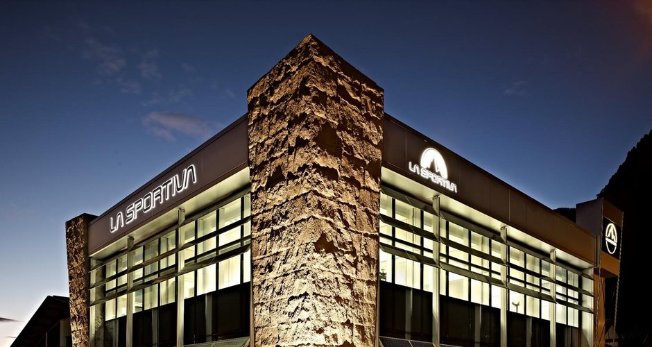 Das Headquarter von La Sportiva  in Ziano di Fiemme 