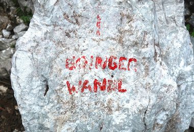 Route Goinger Wandl an der Wildangerwand