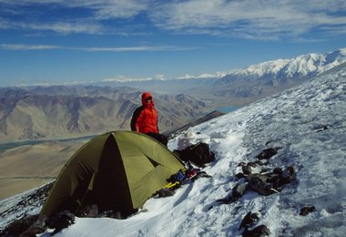 Toller Ausblick von einem der Hochlager
