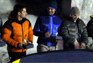 Leitinger; Hohenwarter, Hangl, Svoljsak und Fritz (von links)