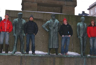 Gasteiner Buam von recht Hias, Alex, Heli und Rudi