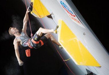 Jakob Schubert im Lead Finale (c) Moritz Liebhaber