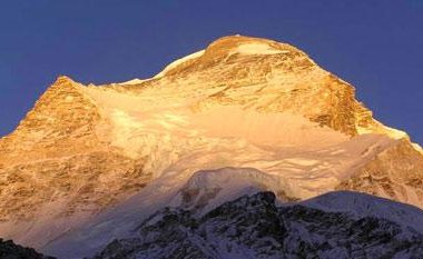 Die Göttin des Türkis, auf dem Bild Abendstimmung am Berg. Foto: Bernhard Teischl