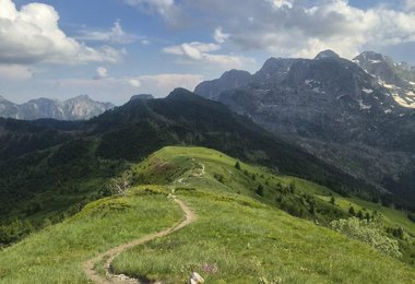Auf dem POB (Peaks of the Balkans) Trail