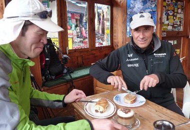 In Namche Bazar in der örtlichen Bäckerei © G.Kaltenbrunner
