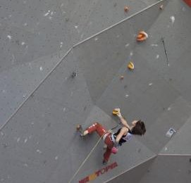 Johanna Ernst bei ihrem Weltcupsieg in Puurs © Heiko Wilhelm