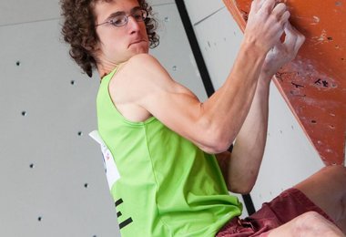 Adam Ondra konnte alle Boudler auf Anhieb klettern @ ÖWK
