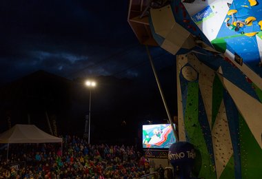 Jakob Schubert im Finale. (Foto: KVÖ / Heiko Wilhelm)