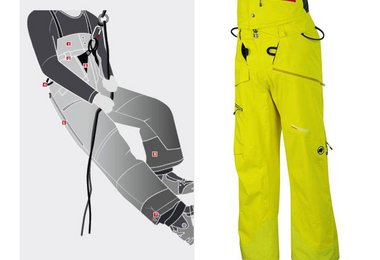 Die Alyeska GTX® Pro Realization Pants mit integriertem Klettergurt