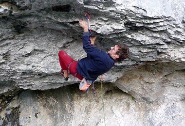 Arthur Kubista in "Der lange Atem", 9a+