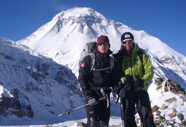 David und Gerlinde vor dem Dhaulagiri