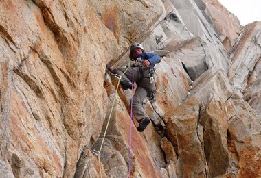 Mario Walder auf der technisch schwierigen Rampe © Alex Huber