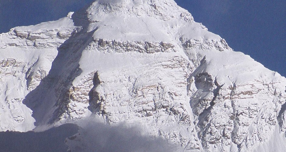 Everest Nordseite mit Hornbein Couloir (c) Archiv Fam. Siffredi Chamonix