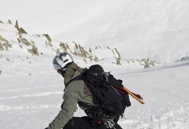 In der steilen Nordwand