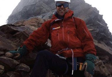 Walter kutz unterhalb des Bhagirathi III Gipfels