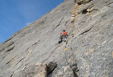 Kletterei am Naisa Peak. Foto Archiv Prezelj