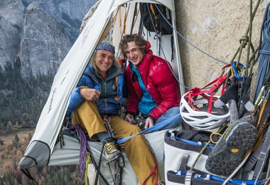 Heinz Zak und Adam Ondra. (Foto: Heinz Zak)