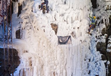 Die Eiswand mitten in Gastein