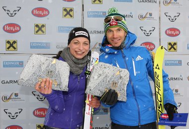 Die neuen Österreichischen Meister: Alex Fasser und Michaela Essl