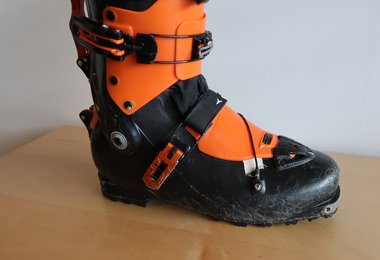 Tuning-Tipp: Die verkürzte Click-Zunge bleibt dann immer am Schuh (man ist beim Gehen nicht eingeschränkt).