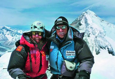 Gerlinde Kaltenbrunner und Ralf Dujmovitz Lhotse 2009