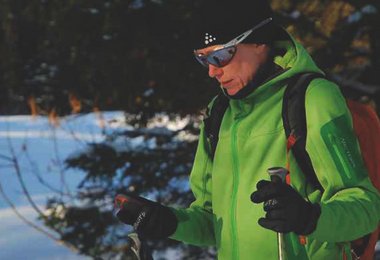 Winterwanderer, Skitouren- und Schneeschuhgeher bedienen sich gerne der Track-Navigation.