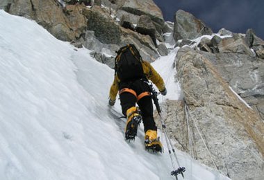 Schwierige Passage am Castl