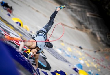 Petra Klingler beim Red Bull Dual Ascent 2023
