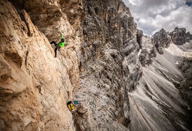 Can you hear me? - Simon Gietl in der Cima Scotoni Westwand 