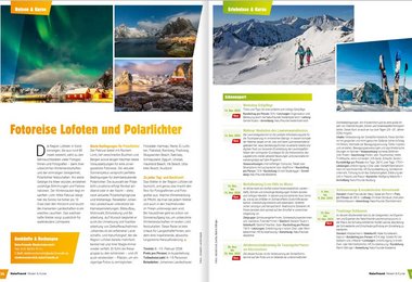 Polarlichter und ausführlicher Reiseteil