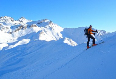 Andi Riesner bei der Tuxer Alpen Durchquerung