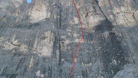 Wandübersicht mit Route
