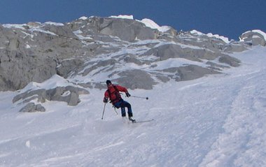 Skibefahrung Marmolada Nordwand/ Presanella Nordwand