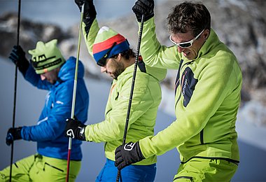 Bei der Arbeit mit der Sonde.