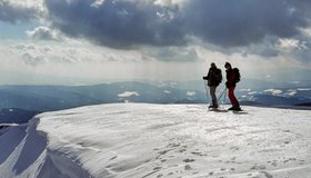 Wächte am Plateaurand