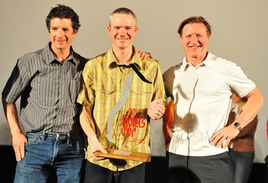 Piolets d'Or 2012: Die Amerikaner Steve Swenson, Freddy Wilkinson und Mark Richey  © Pascal Tournaire