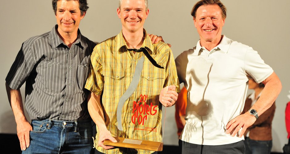 Piolets d'Or 2012: Die Amerikaner Steve Swenson, Freddy Wilkinson und Mark Richey  © Pascal Tournaire
