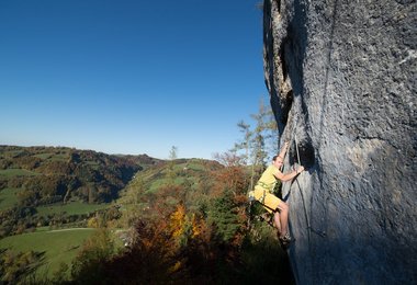 Markus Adregowitsch in Big Brother (8a) an der Hackermauer (c) Stefan Brunner