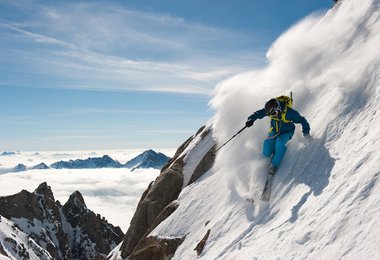 Free Ski Mountaineering Glacier de la Noire