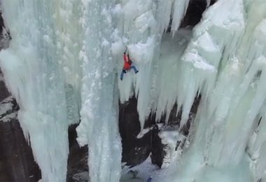 ICE FALL: Night Ice Climbing | Scandinavian Frost Giants
