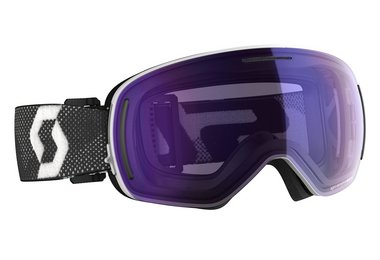 Scott LCG Evo LS in team black/white / light sensitive blue chrome